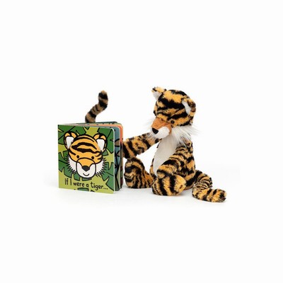 Jellycat If I Were A Tiger and Bashful Tiger Medium Australia | 148735LFH